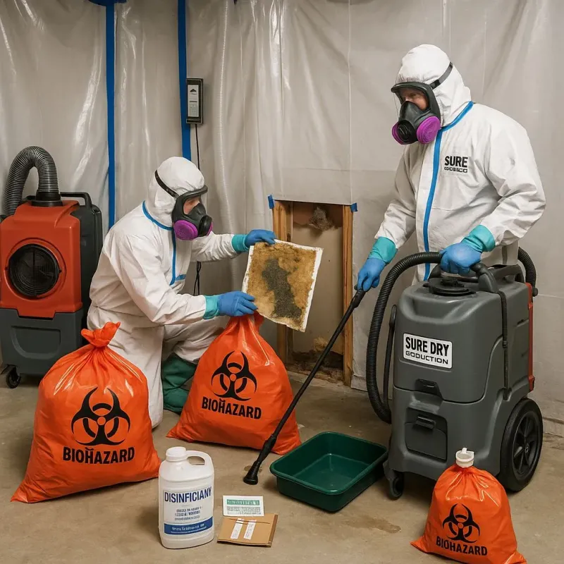 Contaminated Water Handling Protocols process in Jackson County, IA